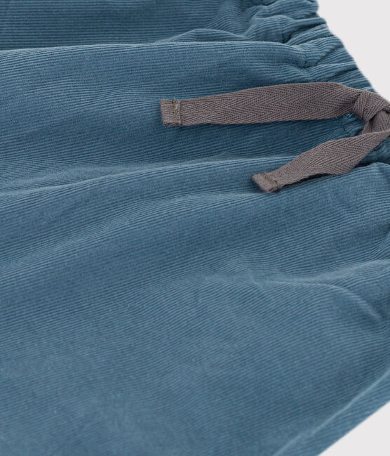 Ribfluwelen broek voor baby's blauw ROVER