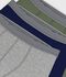 Set boxershorts voor kinderen van effen katoen multicouleur