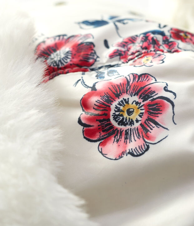 Waterdichte chapka baby. wit/multicouleur