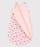 Babyslaapzak met print in katoen roze MINOIS/wit MULTICO