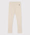 Legging en coton enfant fille beige MONTELIMAR CHINE