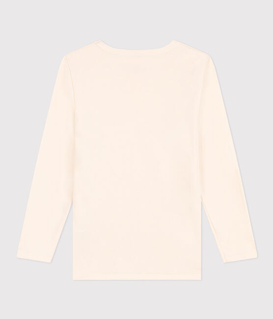 Katoenen T-shirt met lange mouw ecru AVALANCHE
