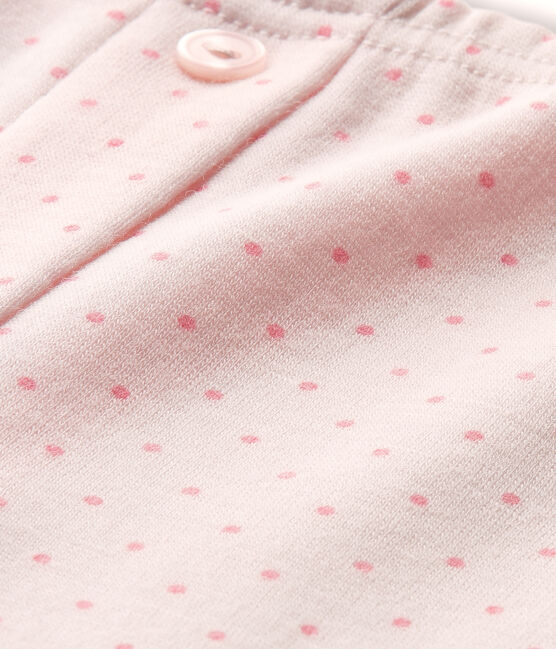 Legging fille en laine et coton rose VIENNE/rose GRETEL