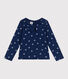 Katoenen T-shirt met lange mouwen en bloemenprint voor kinderen