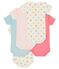 Set van 5 rompertjes met korte mouwen voor baby meisjes variante 1