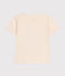 T-shirt met korte mouw van dunne jersey voor jongens ecru AVALANCHE