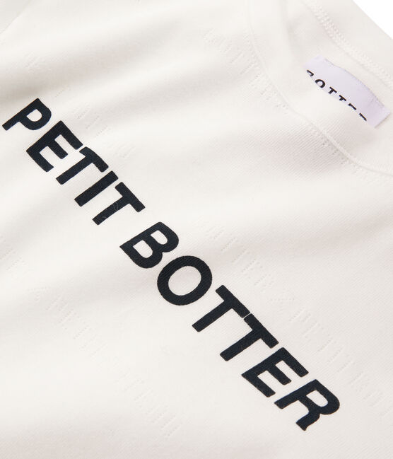 Tee shirt manches courtes blanc MARSHMALLOW