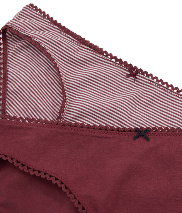 Set van 2 onderbroeken vrouwen multicouleur