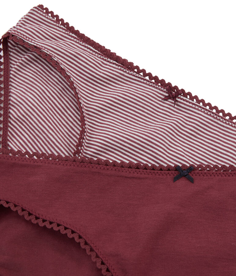 Set van 2 onderbroeken vrouwen multicouleur