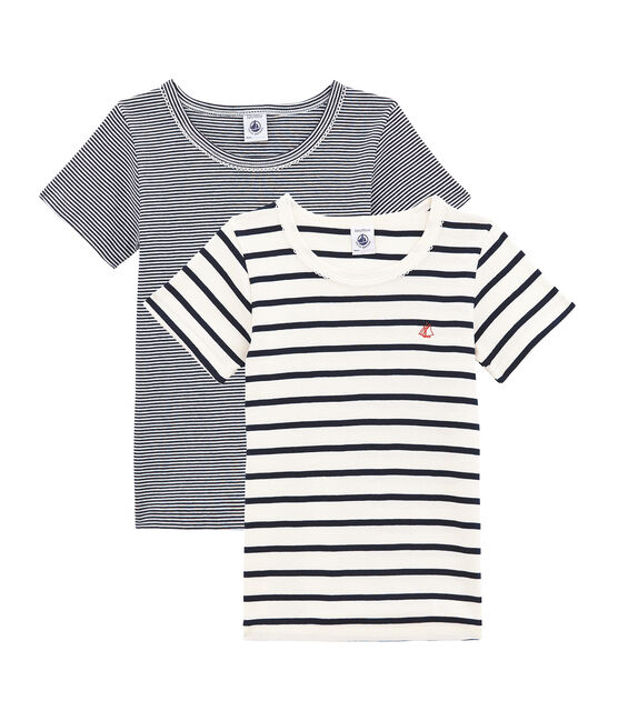 Set van 2 meisjes-T-shirts met korte mouwen variante 1