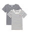 Set van 2 meisjes-T-shirts met korte mouwen variante 1