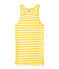 Débardeur femme en côte originale rayée jaune SHINE/blanc MARSHMALLOW