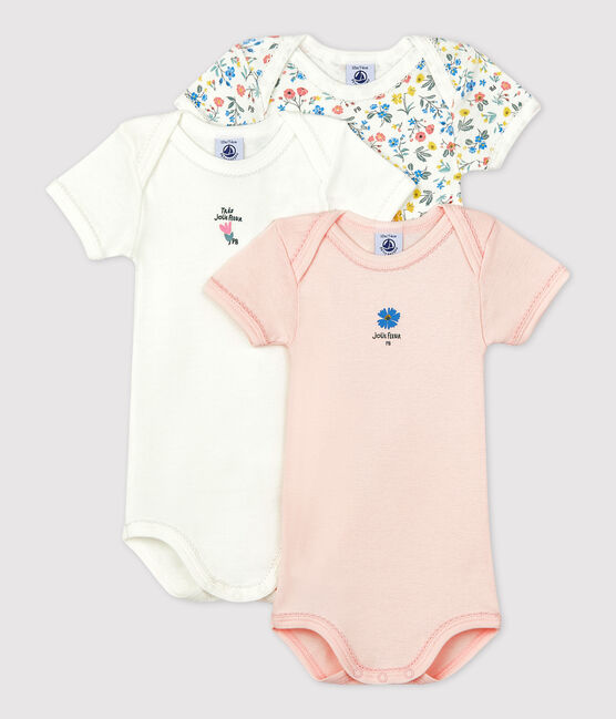 Lot de 3 bodies manches courtes en coton variante 1