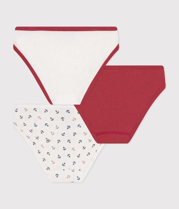 3-pack katoenen meisjesslip multicouleur