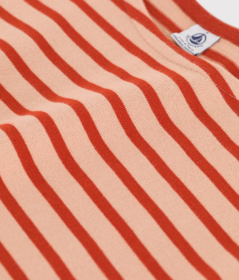 Marini&egrave;re en coton Femme beige/rouge