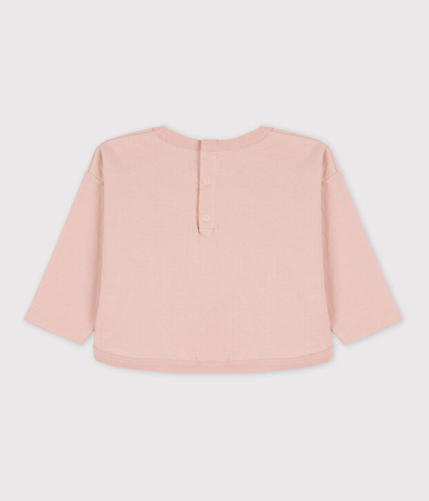 Katoenen T-shirt met lange mouwen van tubic roze