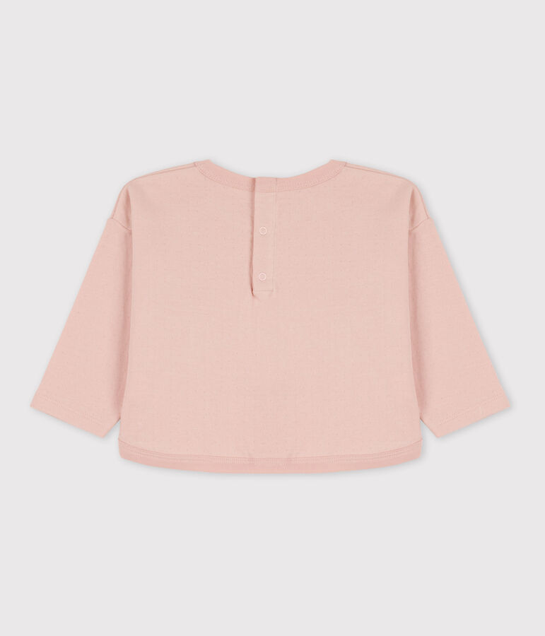Katoenen T-shirt met lange mouwen van tubic roze