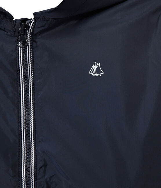 Windjack voor kinderen blauw SMOKING