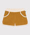 Short en bouclette éponge enfant fille jaune ISTRE
