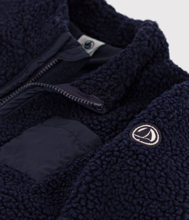 Babyvest in sherpa SMOKING