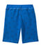 Jongensbermuda in zware jersey met dessin blauw PERSE/blauw SMOKING