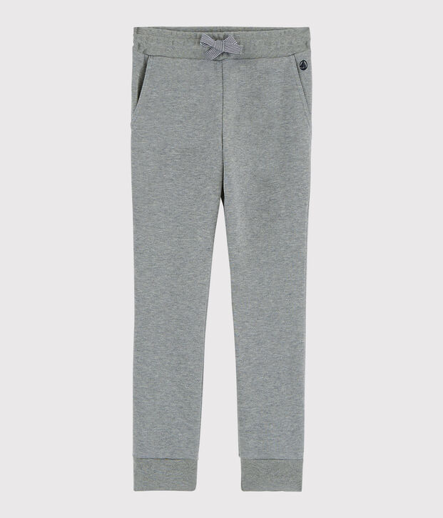 Pantalon en molleton enfant gar&ccedil;on gris