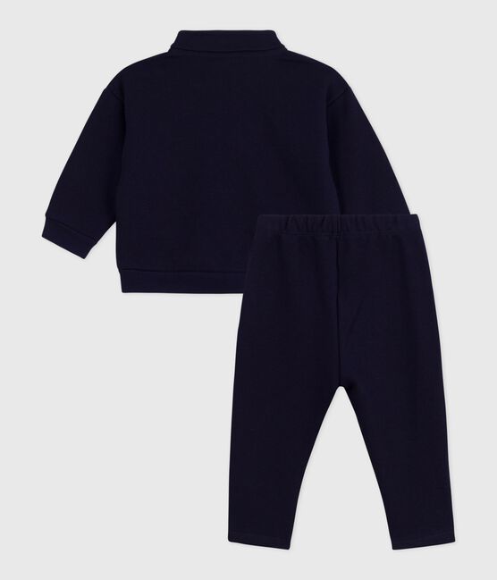 Ensemble sweatshirt et pantalon bébé en coton uni SOIR