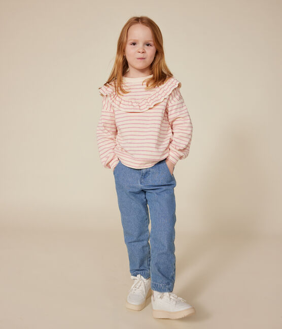 Sweatshirt van tubic voor meisjes roze AVALANCHE/ ROSELINE