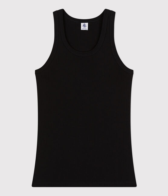 Débardeur L'ICONIQUE en coton Femme noir NOIR