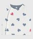 Omkeerbare katoenen cardigan zonder mouwen met print