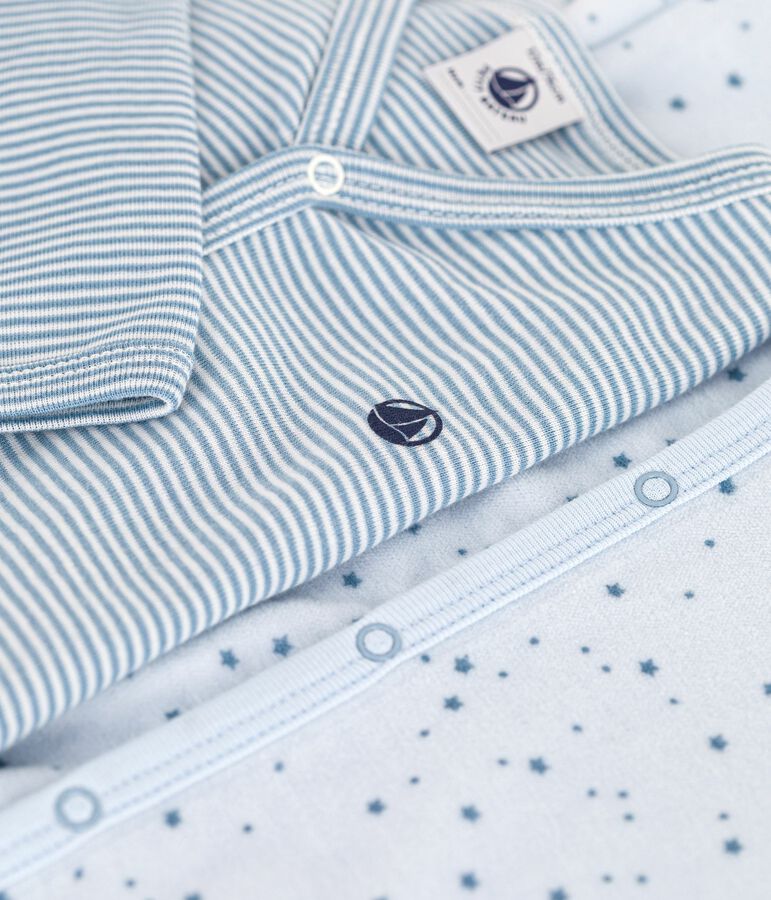 Lot de pyjamas b&eacute;b&eacute; en coton imprim&eacute; variante 1