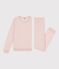 Pyjama en bouclette éponge femme rose SALINE