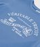 T-shirt met korte mouwen en print voor kinderen blauw