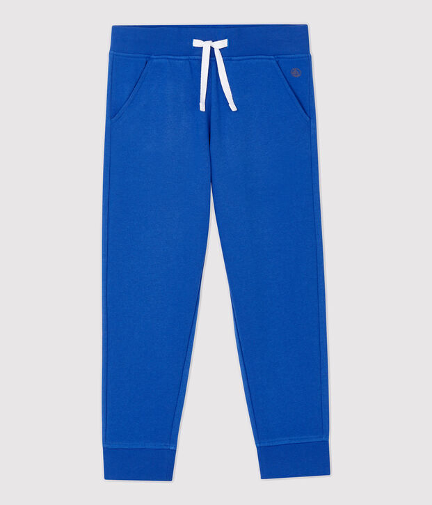 Pantalon de jogging enfant fille / gar&ccedil;on bleu