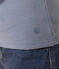 L'ICONIQUE, dames-T-shirt met ronde hals in katoen blauw AZUL