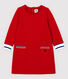 Robe manches longues en molleton bébé fille