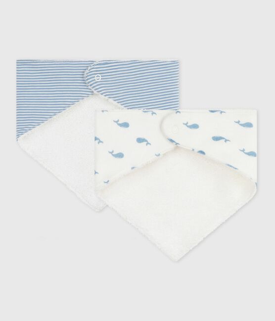 Lot de bandanas bébé en coton imprimé variante 1