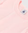 Tee Shirt manches longues en coton petite fille rose MINOIS
