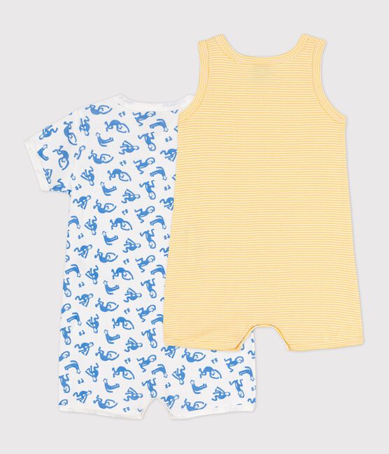 Lot de 2 combicourts bébé en coton variante 1