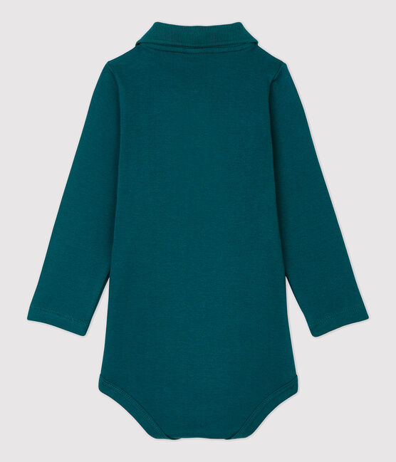 Body en coton bébé vert PINEDE