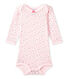 Body met lange mouwen en print voor babymeisjes