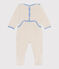 Fluwelen babypyjama met sluiting op de rug beige MONTELIMAR CHINE