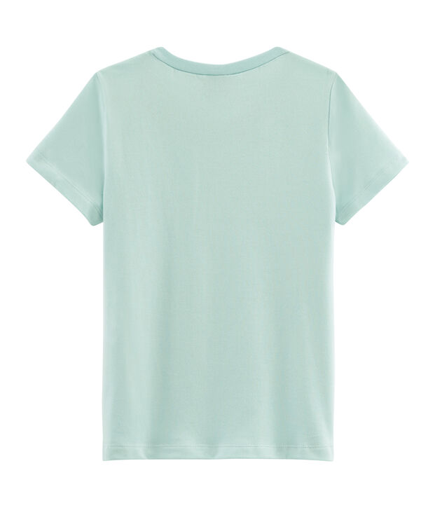 Tee-shirt logo enfant bleu