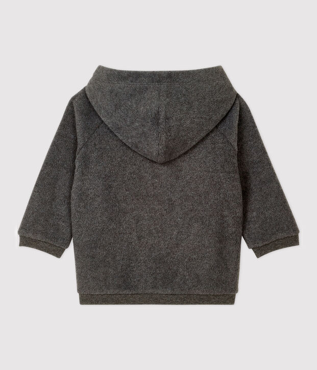 Fleece sweatshirt baby grijs