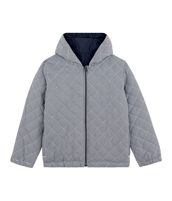 Warme omkeerbare windbreker unisex blauw SMOKING