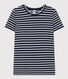 Tee-shirt LE DROIT col rond en coton Femme