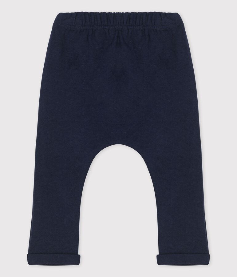 Pantalon en jersey &eacute;pais b&eacute;b&eacute; bleu