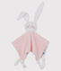 Doudou lapin bébé en côte