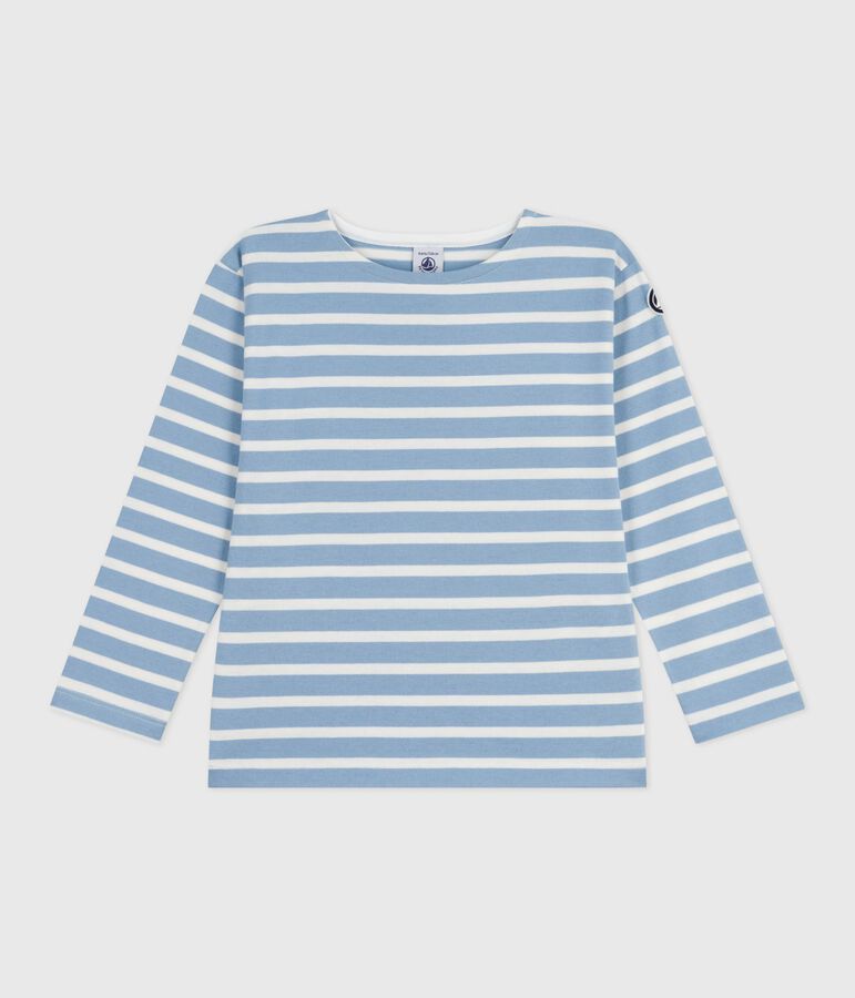 Katoenen marinetruitje voor kinderen blauw ADRIATIC/ MILK