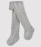 Collant en laine bébé fille gris BELUGA CHINE